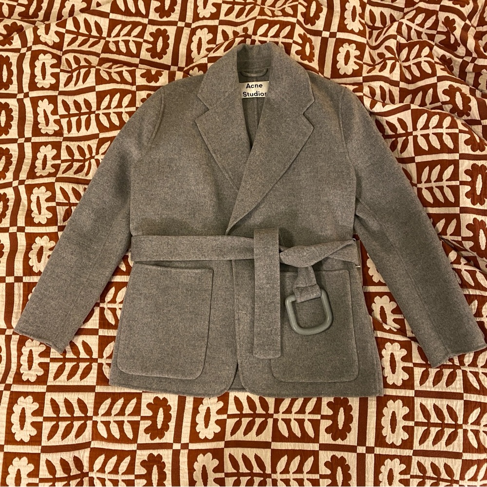 ACNE Studios Lilo Doublé Belted Wool and Cashmere-blend Coat